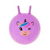 Мяч-прыгун Moby Kids  50 см Единорог фиолетовый, с рожками