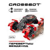 Машина р/у Перевертыш Вездеход, колеса-когти,  4 WD, переворот, режим высокой и низкой посадки, 2 стороны движения, красн.