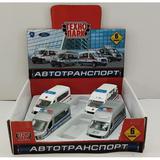 Машина металл ГАЗЕЛЬ next/ford transit, 12см.,дв.,инер.,в ассор.,дисп.. Технопарк