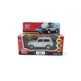 Машина металл LADA 4x4 12 см, двери, багаж, инерц, серебристый, кор. Технопарк