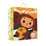 Пакет подарочный глянцевый СОЮЗМУЛЬТФИЛЬМ l, 26*32*14 см ЧУДО ПРАЗДНИК