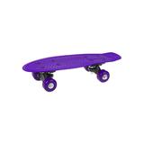 Скейтборд-пенниборд пластик 43 см., колеса PVC, крепления пластик, фиолетовый