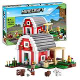 Конструктор Lepin 1090 Minecraft "Красный Амбар" 799 деталей