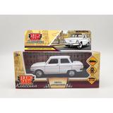 Машина металл заз-968а "запорожец" 12 см, инерция, белый, Технопарк