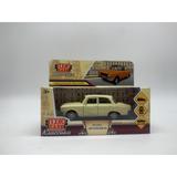 Машина металл азлк "москвич-2140sl", д 12,5 см, дв, баг, ин, св-желтый, кор. Технопарк