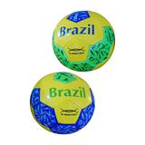 Мяч футбольный X-Match "Бразилия", 1 слой PVC 1.8 мм., размер оф. №5, 350 гр.