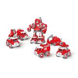 Робот конструктор 5в1, 5 машин пожарной техники трасформируются в робота, отвертка