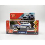 Машина металл свет-звук HAVAL f7 полиц, дл 12 см, дв, баг, ин, сереб, Технопарк