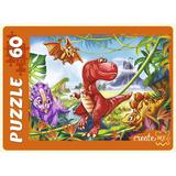 Пазлы 60 Мир динозавров