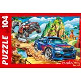 Пазлы 104 Крутые машинки