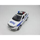 Машинка металлическая MSZ серия 1:43 Kia sportage R (Полиция), цвет белый, инерционный механизм, двери открываются