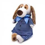 Мягкая игрушка BUDI BASA Собака Бартоломей в рубашке и штанах 27 см