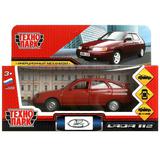 Машина металл ваз-2112 12 см, двери, багаж, вишневый, кор. Технопарк 