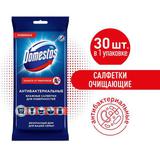 Domestos Влажные салфетки для поверхностей антибактериальные, 30шт