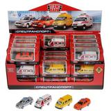 Машина металл СПЕЦТЕХНИКА, 7,5 см, в ассортименте, коробка Технопарк