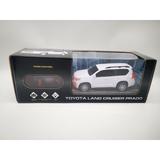 Машина ру TOYOTA toyota PRADO свет, 19 см, ,бел, кор Технопарк