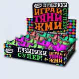 Игрушка жмяка летучая мышь 14*8 см, цвета в асс., дисплей 12шт Супер Жим