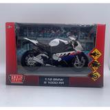 Модель металл BMW s1000rr МОТОЦИКЛ, 17 см, вращающийся руль, подвеска Технопарк