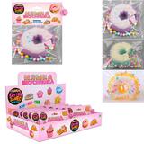 Крутой замес Няшка-вкусняшка пончик надкусанный с посыпкой в ассорт.