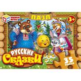 Русские сказки. Макси-пазлы. Пазл 35 деталей. 180х127х35 мм. Умные игры 