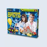 Игрушка опыты химия набор 40 в 1 IQ Эксперимент в кор8шт