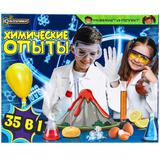 Игрушка опыты химия набор 35 в 1 IQ Эксперимент в кор8шт