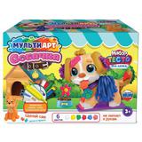 Набор теста для лепки с формочками собачка, 27 см MultiArt