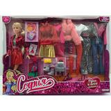 Кукла София 29 см, руки и ноги сгиб, 6 комплектов одежды, акс, кор КАРАПУЗ 