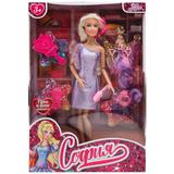 Кукла 29см София, руки и ноги сгиб., акс, кор КАРАПУЗ 