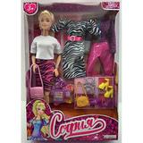 Кукла 29см София, руки и ноги сгиб, 2 комплекта одежды, акс, кор КАРАПУЗ