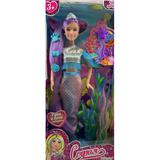 Кукла 29см София, руки и ноги сгиб., русалка, акс, кор КАРАПУЗ