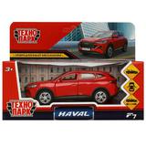 Машина металл HAVAL "haval f7", длина 12 см, дв, багаж, инер, красн, Технопарк 