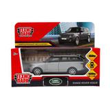 Машина металл RANGE ROVER VOGUE 12 см, двери, багаж, темно-серый, кор. Технопарк