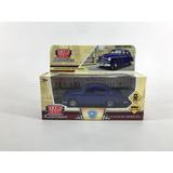 Машина металл РЕТРО АВТОМОБИЛЬ длина 12 см,двери,инерц,темно-синий, кор. Технопарк