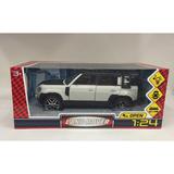 Машина металл свет-звук land rover DEFENDER, 21см, двери, инерц, белый, кор Технопарк 