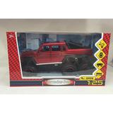 Машина металл свет-звук MERCEDES-BENZ G-CLASS, 23см, двер, инер, красн, кор Технопарк 