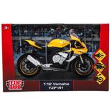Модель металл yamaha yzf-r1 МОТОЦИКЛ, 17 см, вращающийся руль, подвеска Технопарк 
