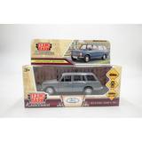 Машина металл ваз-2102 12 см, двери, багаж, инер, серый, кор. Технопарк