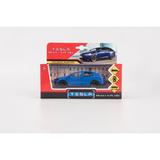 Машина металл tesla model x plaid 12 см, двери, синий, кор. Технопарк