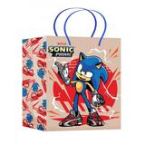 Пакет подарочный крафт Sonic Соник m, 18*23*10 см ЧУДО ПРАЗДНИК