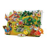 Игрушка деревянная рамка-вкладыш с ручками 28x19.5 см, термопакет Буратино