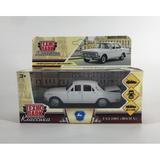 Машина металл ГАЗ-2401 ВОЛГА длина 12 см, двери, багаж, инерц, белый, кор. Технопарк