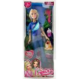 Кукла 29см София, руки и ноги сгиб., акс, кор КАРАПУЗ