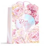 Пакет подарочный фигурная вырубка, с цветами, размер xl ЧУДО ПРАЗДНИК