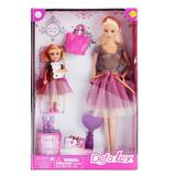 Игровой набор Defa Lucy "Модные истории", 2 куклы, 4 предм., коробка