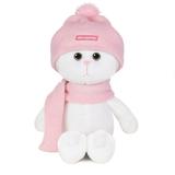 Мягкая игрушка Мышель в Розовой Шапочке и Шарфике 20 см
