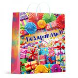 Пакет подарочный МАТОВЫЙ пакет подарочный xl, с др8 ЧУДО ПРАЗДНИК