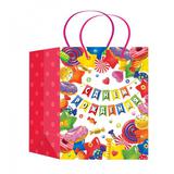 Пакет подарочный МАТОВЫЙ пакет подарочный m, 18*23*10 см, матовый др3 ЧУДО ПРАЗДНИК