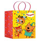 Пакет подарочный МАТОВЫЙ ТРИ КОТА пакет l,, матовый три кота ЧУДО ПРАЗДНИК