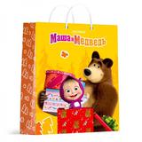 Пакет подарочный МАТОВЫЙ Маша и Медведь пакет подарочный m ЧУДО ПРАЗДНИК